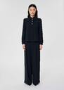Tonio top midnight blue crepe Black, Cactus, Garnet, Night, Nut brown, Raspberry TARA JARMON US