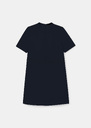 Blue double canvas dress Royce Night TARA JARMON US