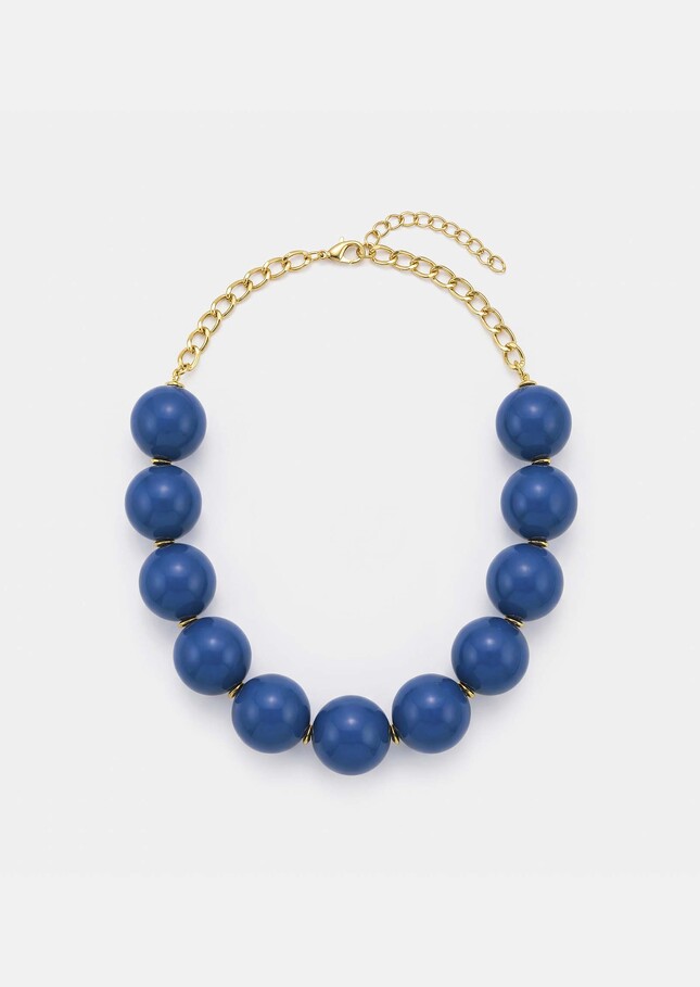 Bellissima Necklace blue with large pearls Horizon TARA JARMON US