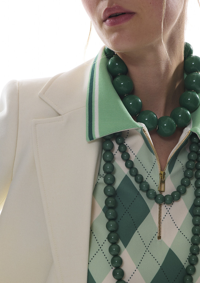 Bellissima Necklace green with large pearls Green TARA JARMON US