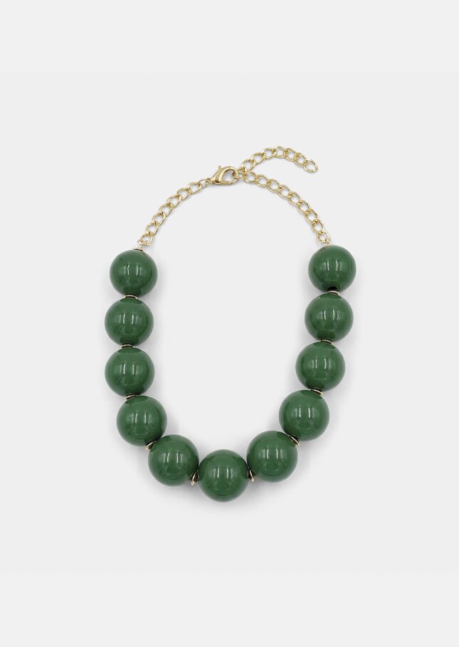 Bellissima Necklace green with large pearls Green TARA JARMON US
