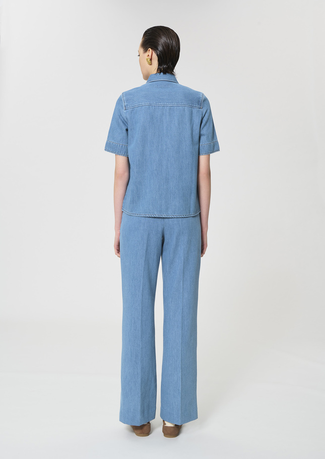 Cruz Shirt blue denim Denim TARA JARMON US