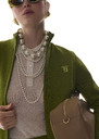 Belladonna Necklace ecru with large beads Off-white TARA JARMON US