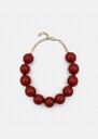 Bellissima Necklace red with large pearls Cerise, Green, Horizon TARA JARMON US