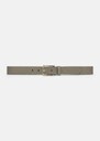 Louise Belt ecru smooth leather Craie TARA JARMON US