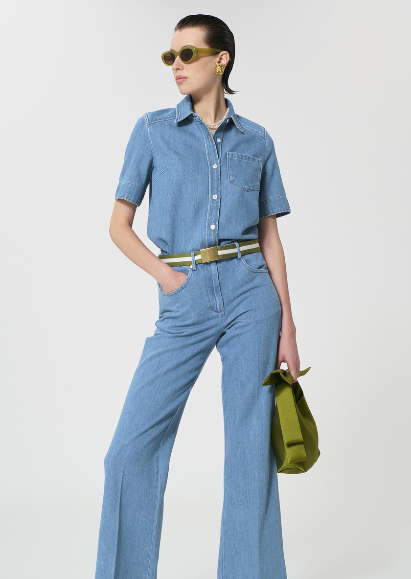 Cruz Shirt blue denim Denim TARA JARMON US