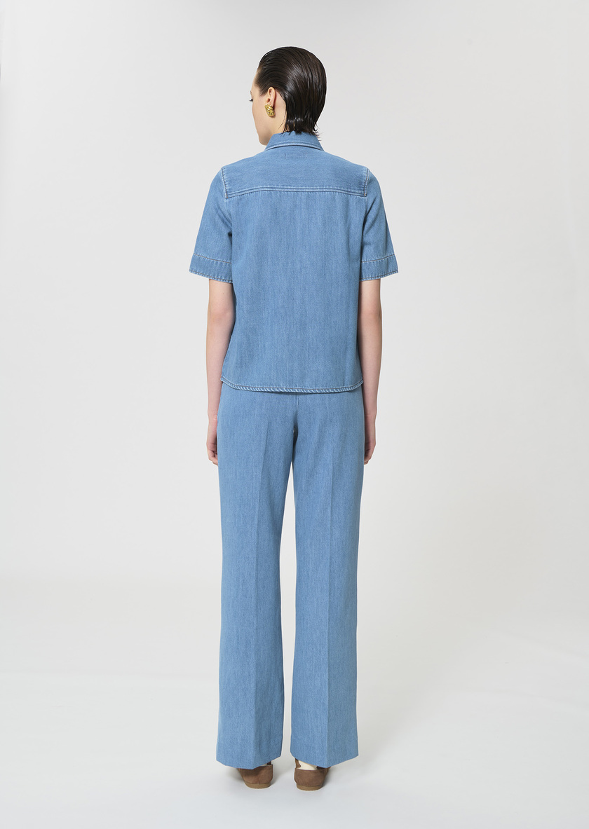 Cruz Shirt blue denim Denim TARA JARMON US