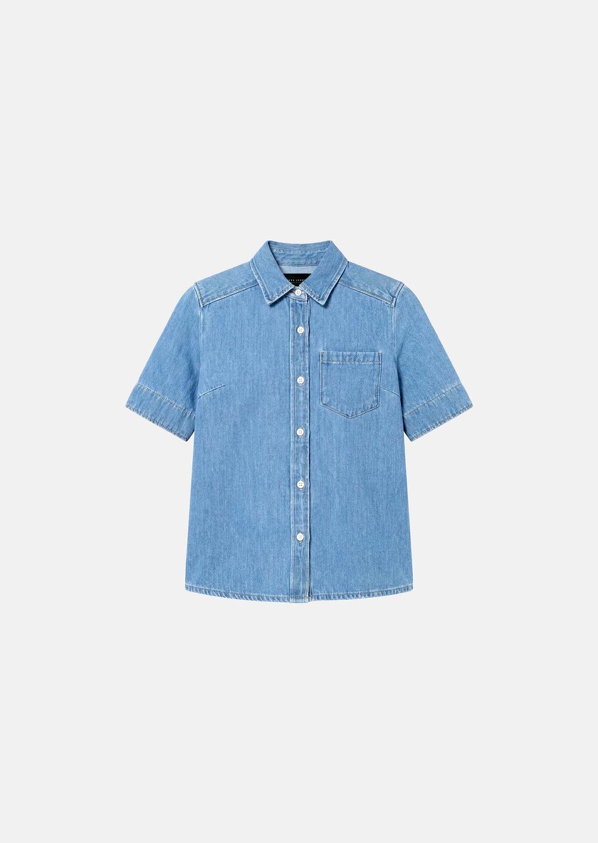 Cruz Shirt blue denim Denim TARA JARMON US
