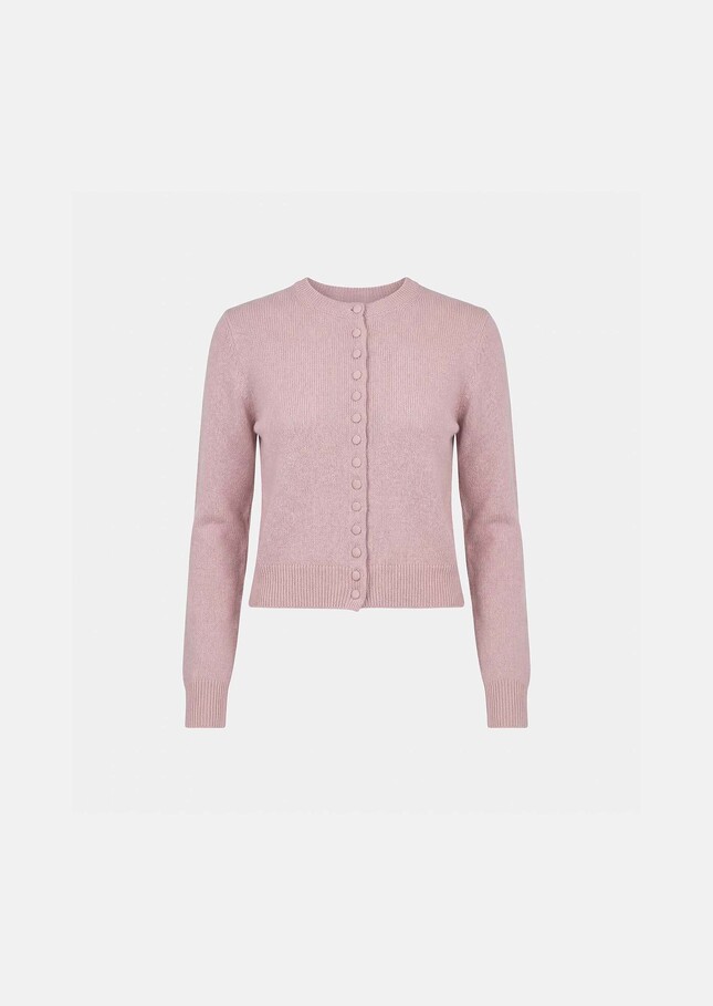 Gaia Vest pale pink cotton Blush TARA JARMON US