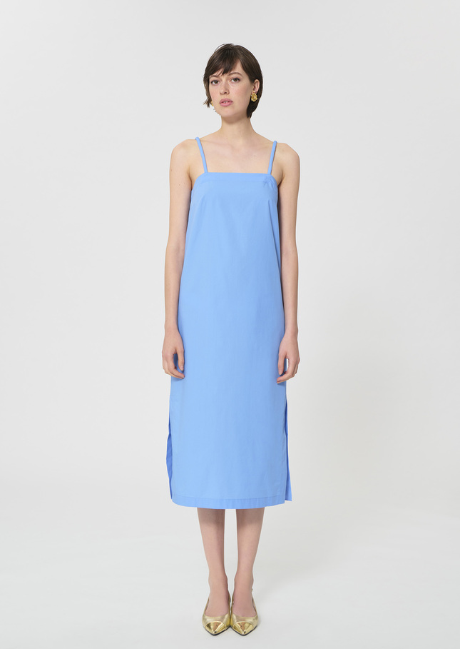 Rosabella dress sky blue poplin Horizon TARA JARMON US