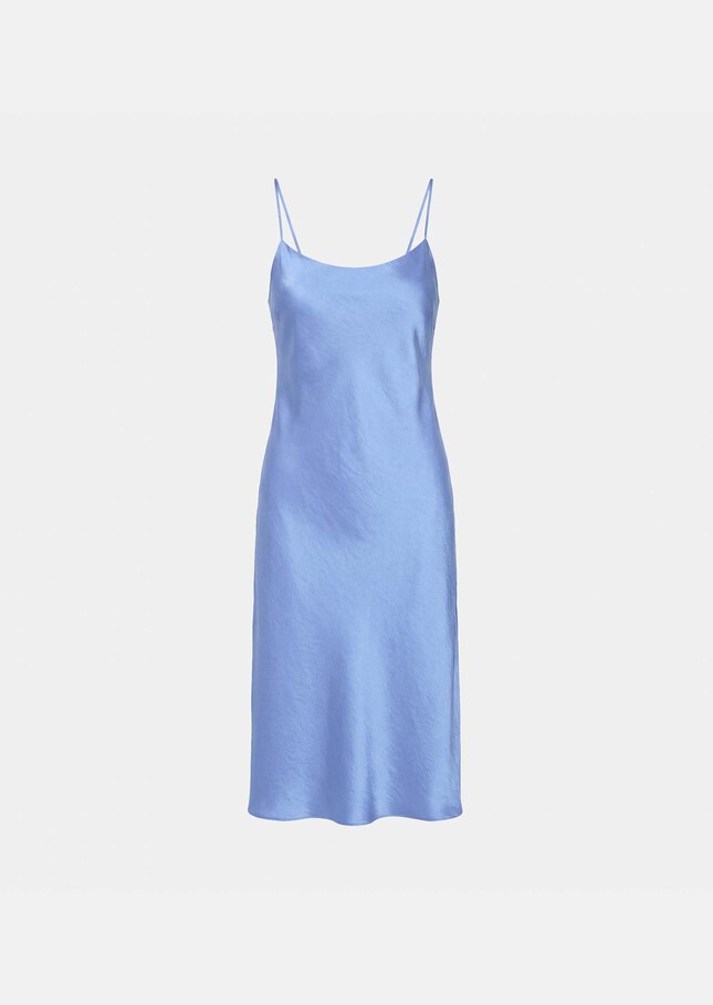 Reane dress sky blue satin Horizon TARA JARMON US