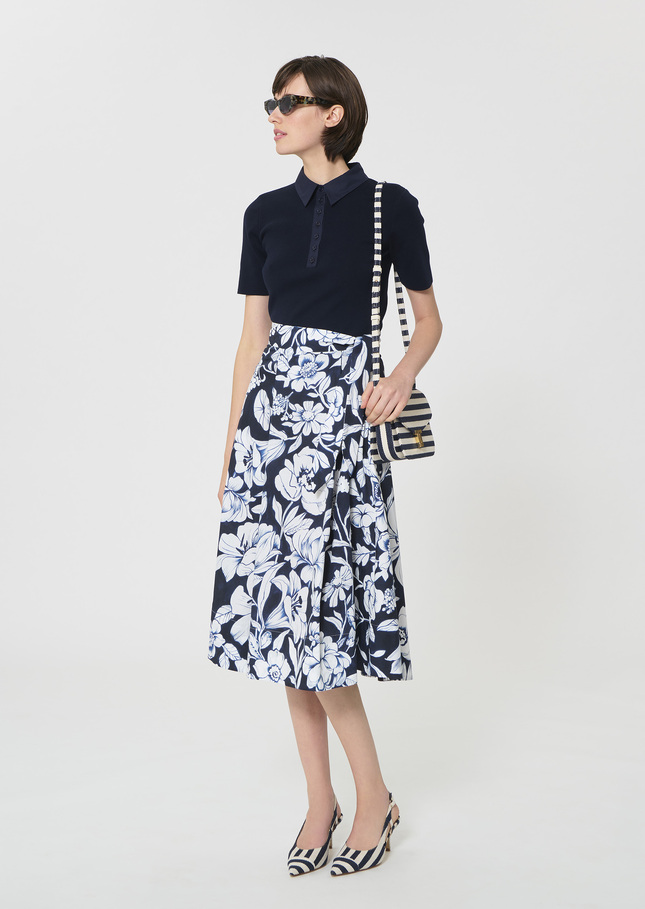 Polo Tim midnight blue cotton Night TARA JARMON US