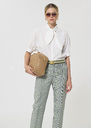 Candyce shirt ecru ribbed cotton Off-white TARA JARMON US