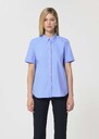Cassie shirt sky blue poplin Horizon TARA JARMON US