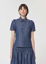 Coly Shirt light blue denim Denim TARA JARMON US