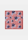 Emilio scarf red printed cotton Cerise TARA JARMON US