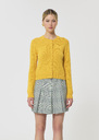 Gaia Vest yellow cotton Blush, Mimosa TARA JARMON US