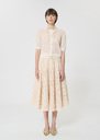 Gillie Vest ecru in extra fine mohair Off-white TARA JARMON US
