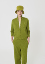Gabrielle vest green technical mesh Pomme TARA JARMON US