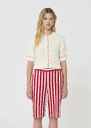 Gracy Vest ecru cotton Off-white TARA JARMON US