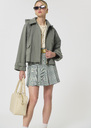 Trench Isaure green cotton Olive TARA JARMON US