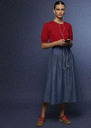 Jude Skirt light blue denim Denim TARA JARMON US