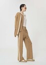 Parker Pants beige technical mesh Miel TARA JARMON US