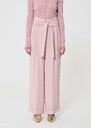 Pia Pants pale pink in fluid crepe Blush TARA JARMON US
