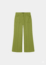 Pierrick trousers green cotton gabardine Pomme TARA JARMON US