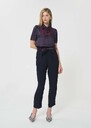 Paga Pants midnight blue in fluid crepe Night TARA JARMON US