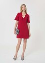 Romelina dress red in fluid crepe Cerise, Night TARA JARMON US