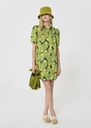 Rudy Dress dark green floral print Vert anglais TARA JARMON US