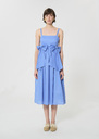 Renée Dress sky blue cotton voile Horizon TARA JARMON US