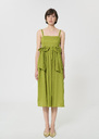 Renée Dress green cotton voile Pomme TARA JARMON US