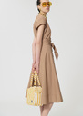 Rosia dress beige poplin Miel TARA JARMON US