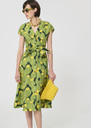 Rosia dress dark green floral print Vert anglais TARA JARMON US