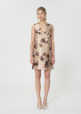 Rusane Dress beige gingham print Beige TARA JARMON US