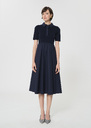 Rio Dress midnight blue cotton Night TARA JARMON US