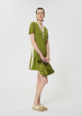 Ricca dress green technical mesh Pomme TARA JARMON US