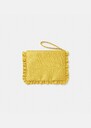 Sabrina clutch yellow duchess satin Mimosa TARA JARMON US