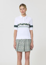 Taradaisy Polo white printed cotton White TARA JARMON US