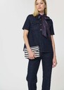 Top Taormine raw denim Brut TARA JARMON US