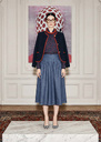Voeux Jacket midnight blue tweed Night TARA JARMON US