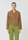 Varso Jacket beige suede Miel TARA JARMON US