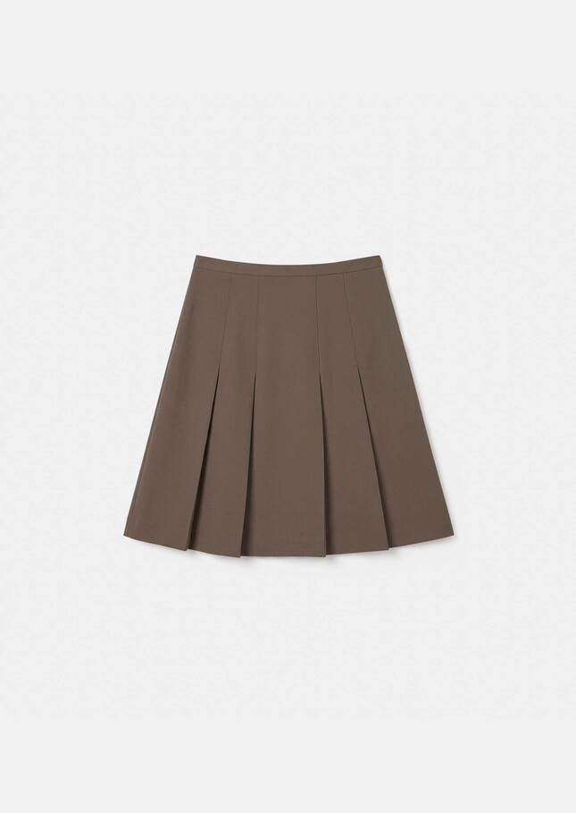 Jeanne skirt taupe-beige Taupe color TARA JARMON US