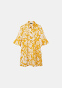 Roselia dress yellow floral print poplin Mimosa TARA JARMON US