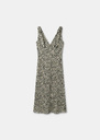 Romancia Dress Dark green floral print Vert anglais TARA JARMON US
