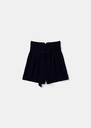 Short Shia midnight blue in fluid crepe Night TARA JARMON US