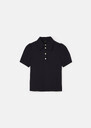 Top Tonino midnight blue in fluid crepe Night TARA JARMON US