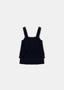 Top Tanina midnight blue in fluid crepe Night TARA JARMON US